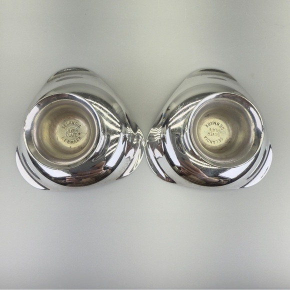Vintage Danish MCM Silver Plated Selandia Denmark Candle Holders - Picture 5 of 8